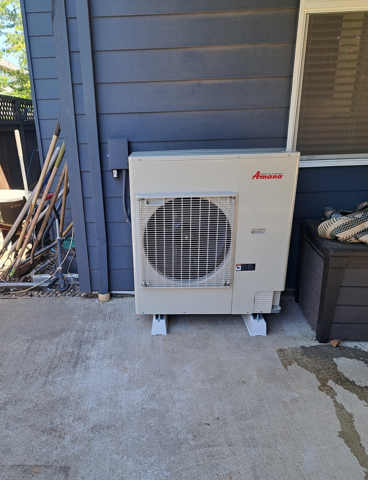 Amana inverter heat pump installed by Tranquility